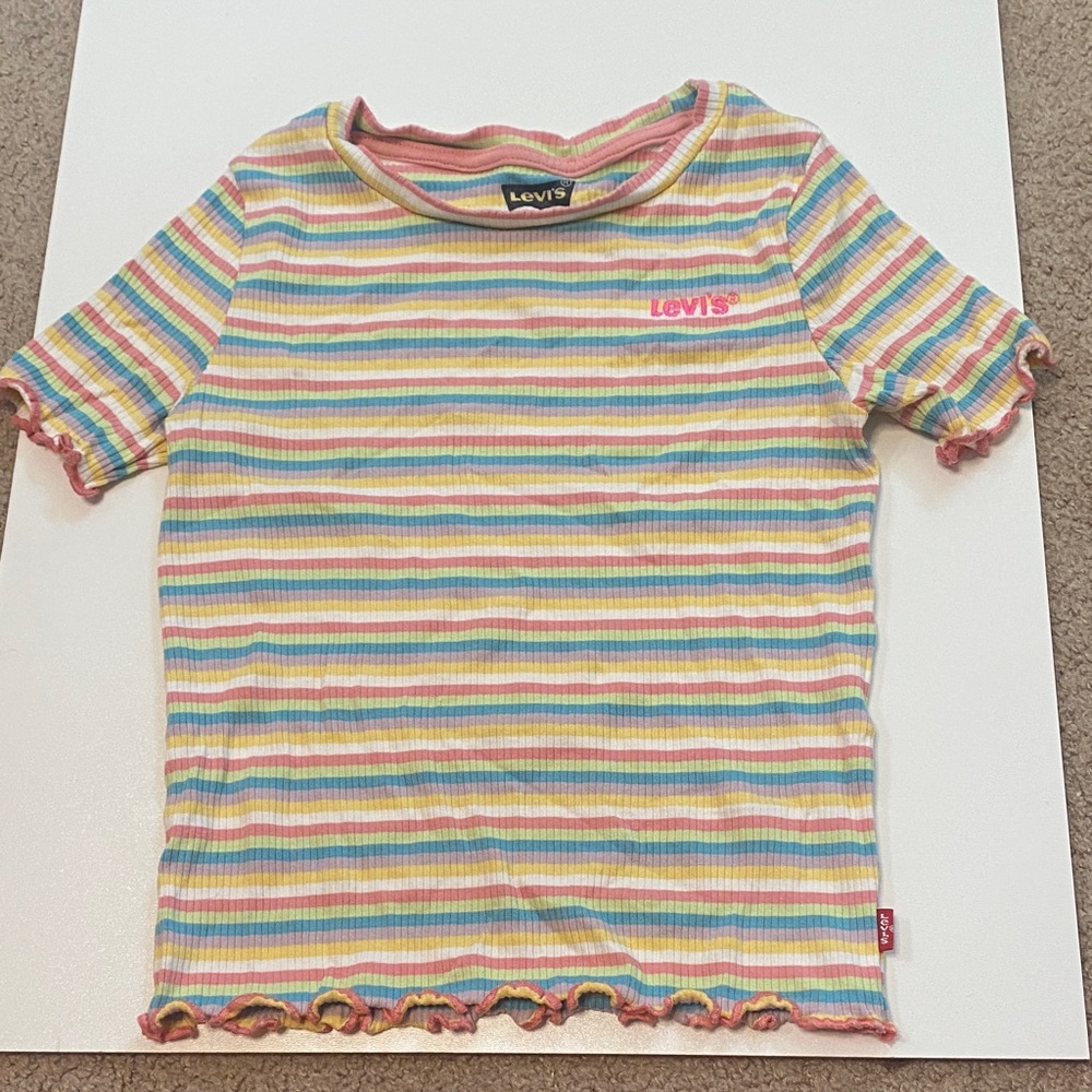 Levi's Kids Rainbow Striped Tee